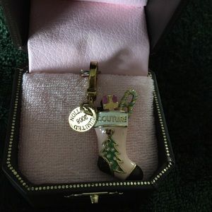 LE 2008 Juicy Couture quilted stocking charm